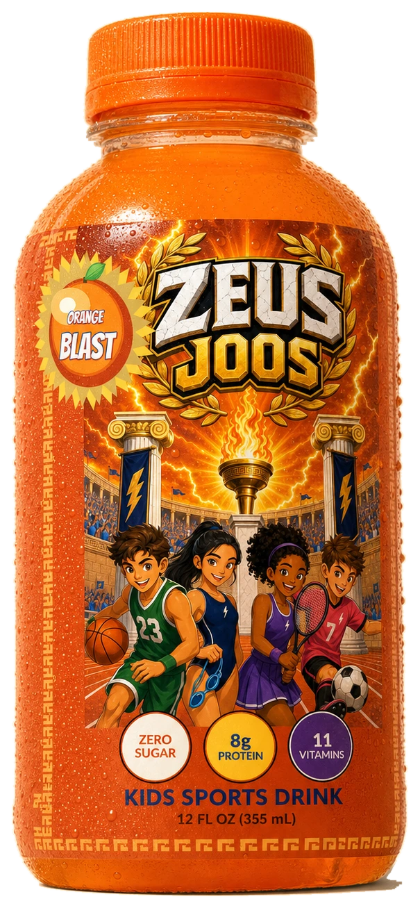 Zeus Joos Orange Blast sample bottle, illustrative render