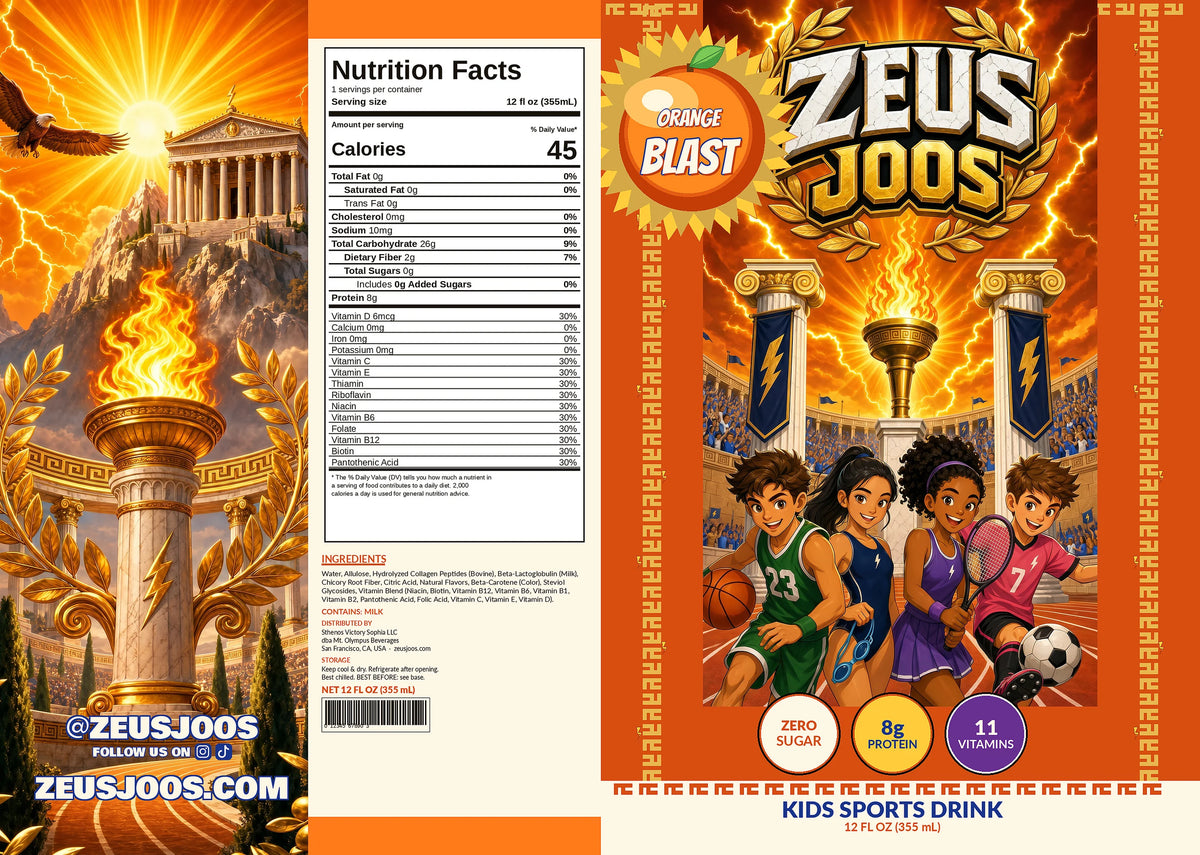Zeus Joos Orange Blast original label artwork